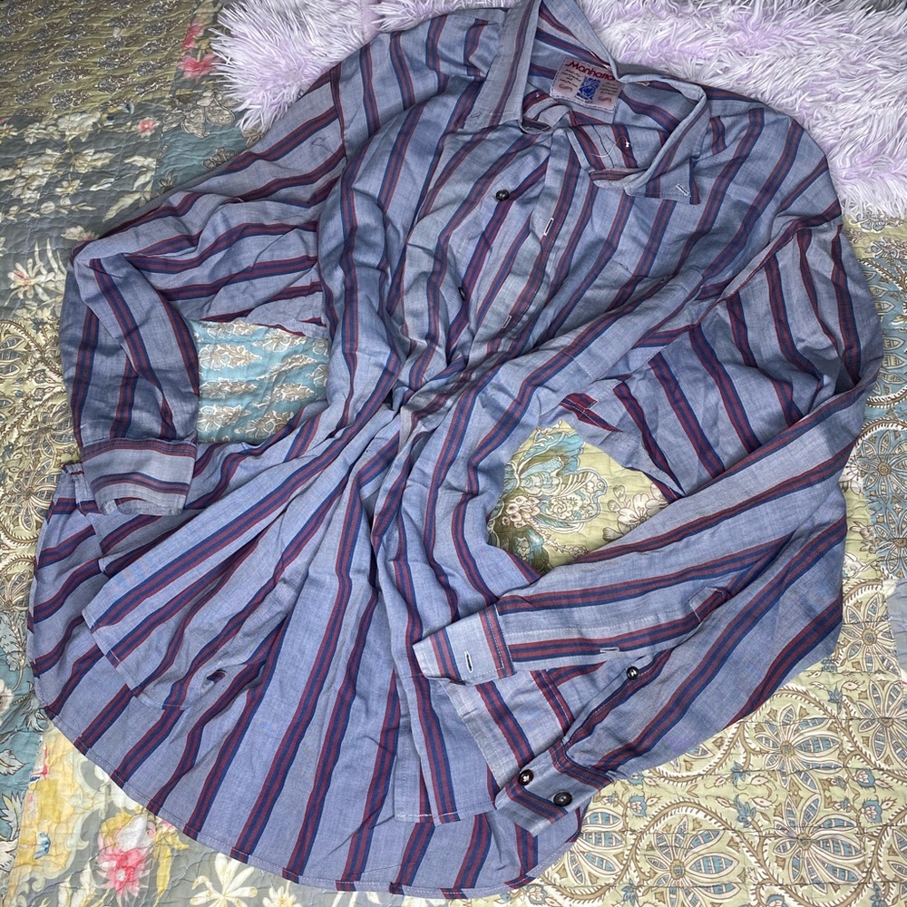Men’s Button Up Used As Fashion Dress
